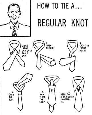 HOW TO TIE A.. REGULAR KNOT - )