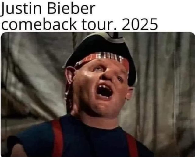 Justin Bieber comeback tour. 2025 iFunny Brazil