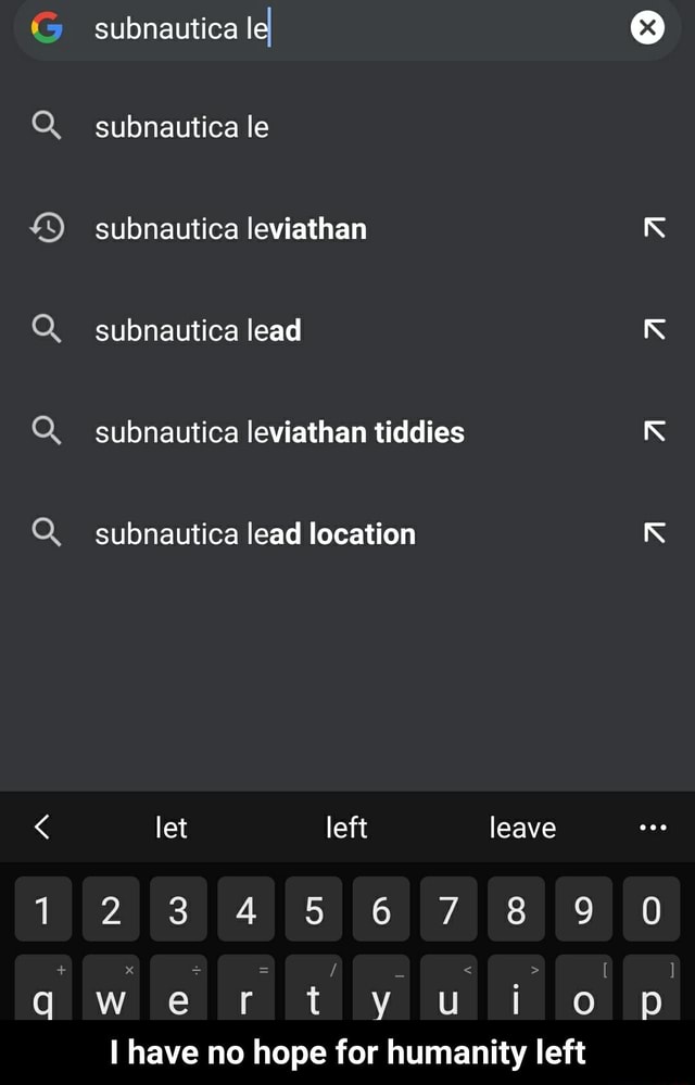 lead subnautica