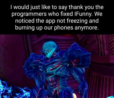I would just like to say thank you the programmers who fixed Funny. We ...