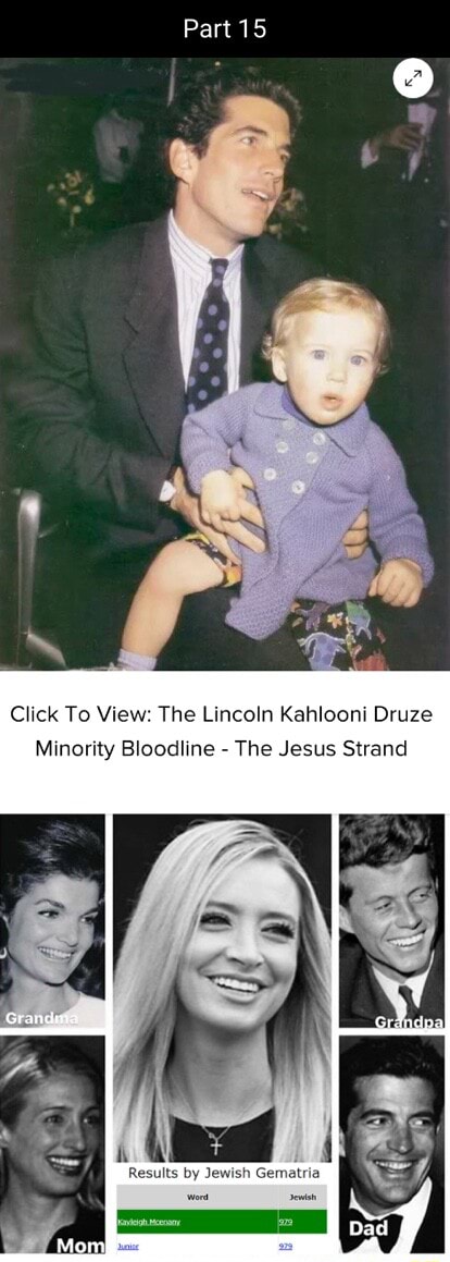 Part 15 Click To View: The Lincoln Kahlooni Druze Minority Bloodline ...