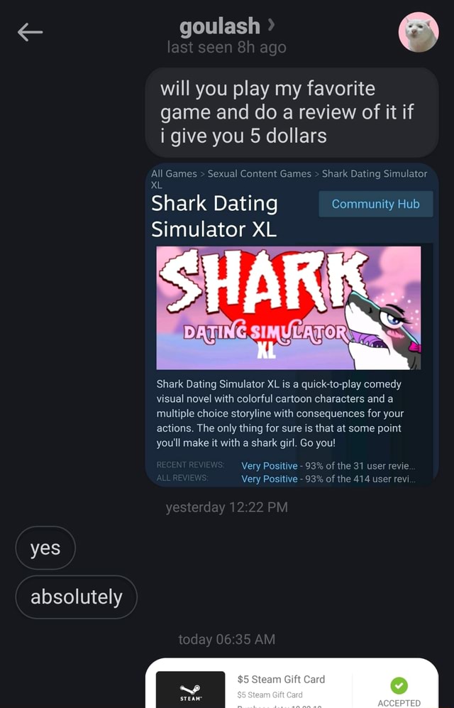Pictures shark dating simulator xl Uncensored patch?