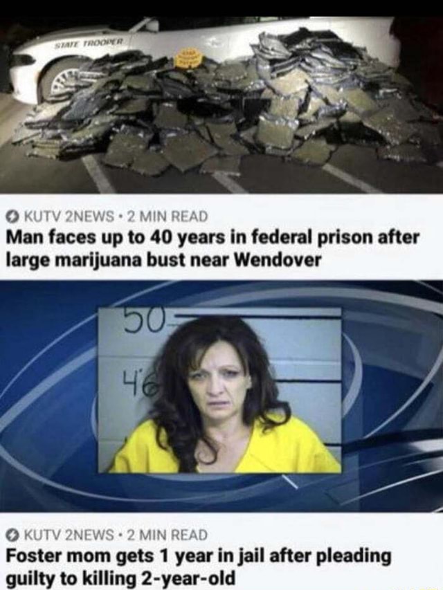 KUTV *2 MIN READ Man faces up to 40 years in federal prison after large marijuana bust near