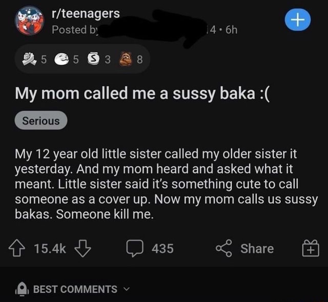 My child called me a 'sussy baka' and 'mean imposter'. I grounded