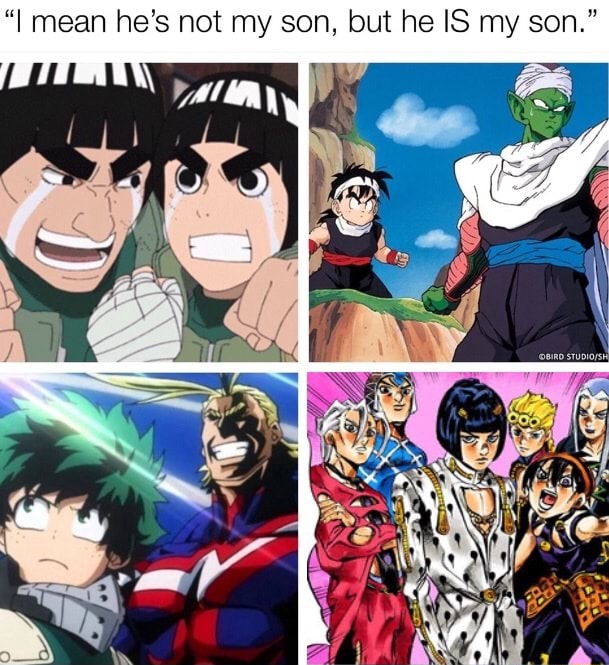 “I mean he's not my son. but he IS my son.” - iFunny