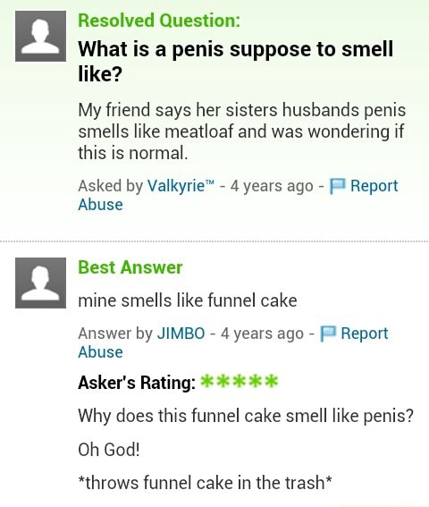 Penis smell