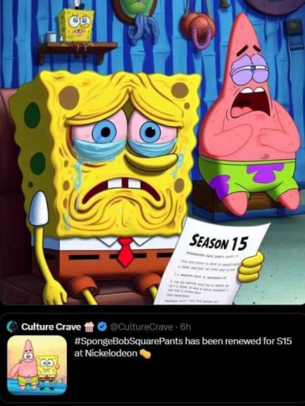 SpongeBob SquarePants' Renewed for Season 15 at Nickelodeon