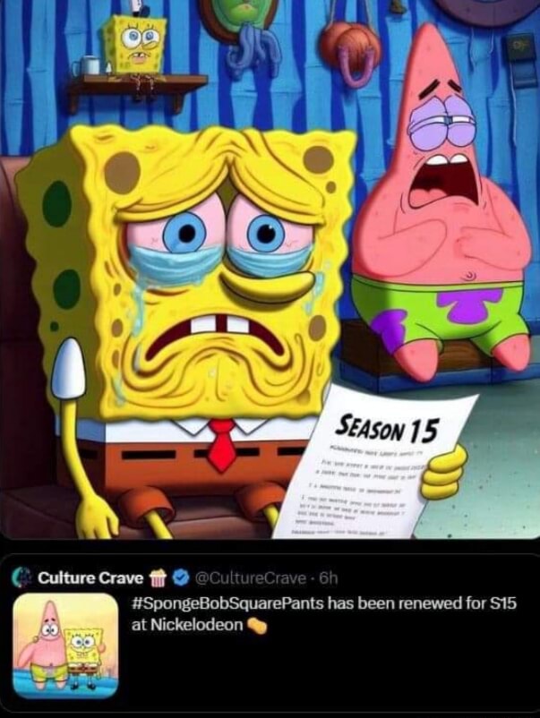 SpongeBob SquarePants Renewed for Season 15