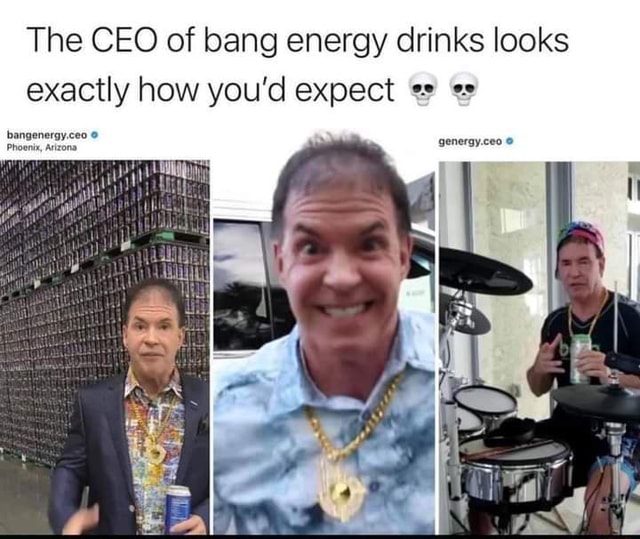 The CEO of bang energy drinks looks exactly how you'd expect bangenergy