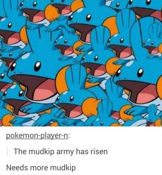 Pokemon Player N The Mudkip Army Has Risen Needs More Mudkip