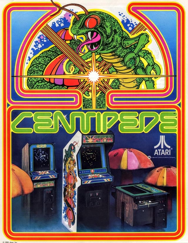 Centipede Arcade Videogames Advert In The Early 80s Apple Ii Atari 2600 5200 7800 Bbc