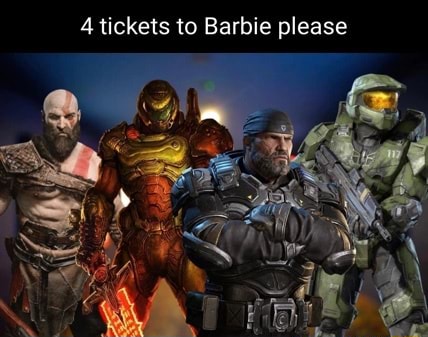 4 tickets to Barbie please - iFunny