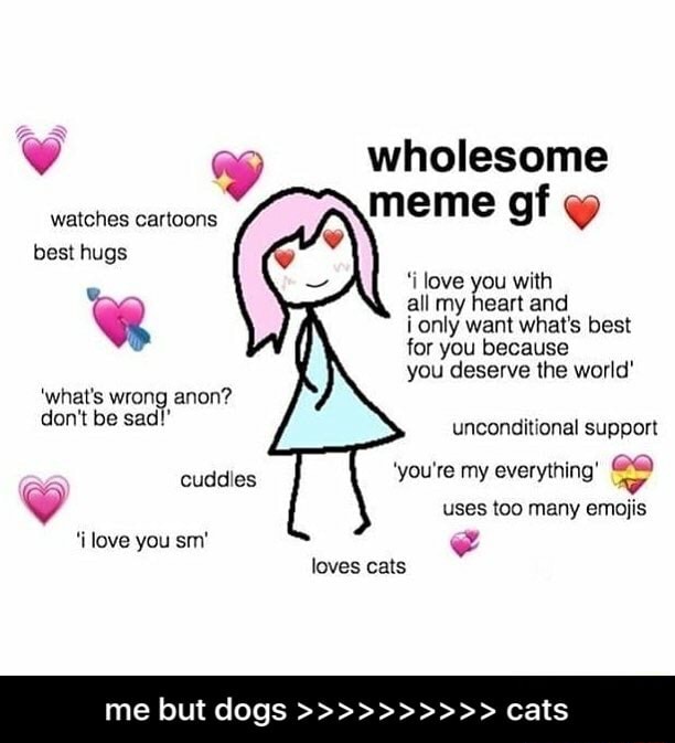 V Dogs Wholesome Cats L Love You Sm Loves Cats Me But Me But Dogs Cats