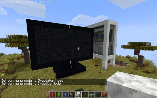 Set Oun Game Mode To Spectator Mode Set Oun Game Mode To Creative Mode