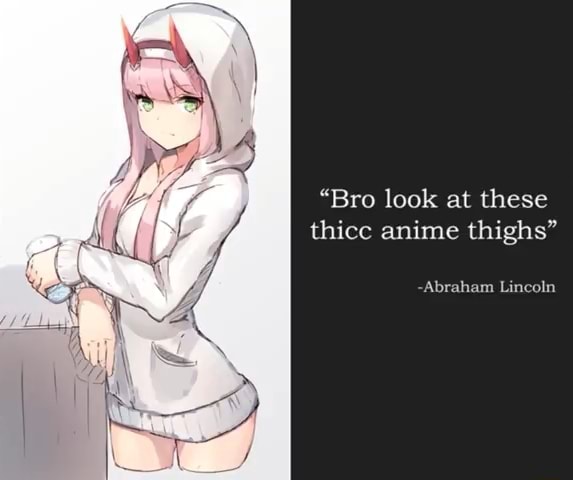 Thighs thicc anime Anime Thicc