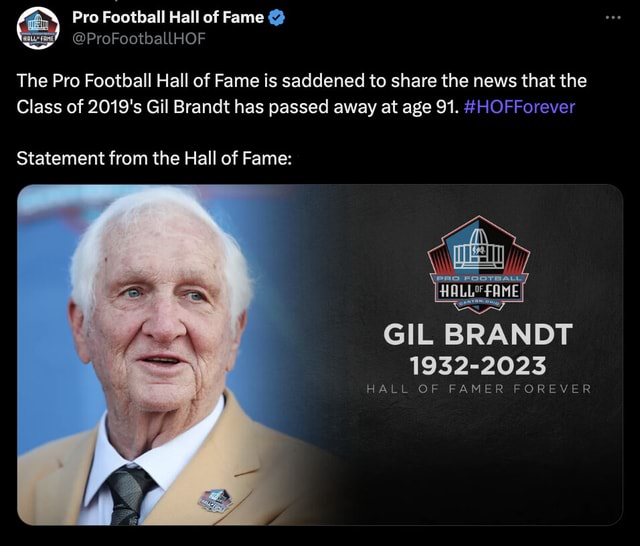 Pro Football Hall of Fame on X: 