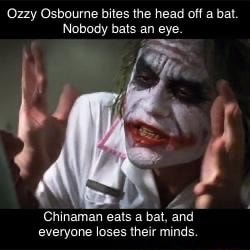 ozzy osbourne eats bat head interview