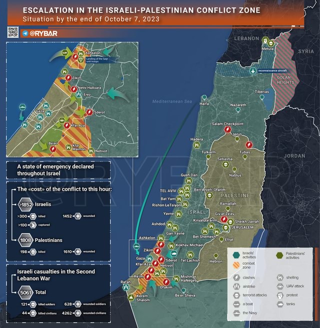 ESCALATION IN THE ISRAELI-PALESTINIAN CONFLICT ZONE Situation by the ...