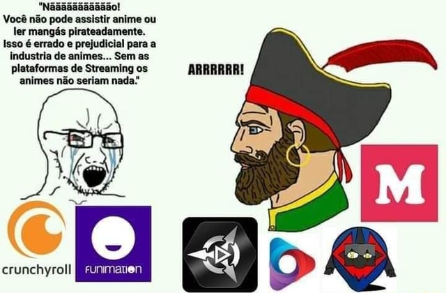crunchyroll vs pirataria