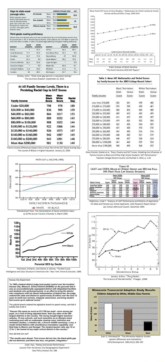 Sat Passage Rates Gaps in state-exam AVERAGE PASSAGE RATE GAP passage rates 'White ...