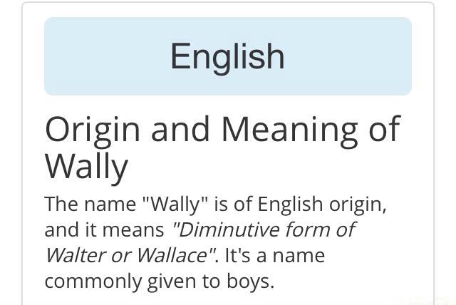 origin-and-meaning-of-wally-the-name-wally-is-of-english-origin-and