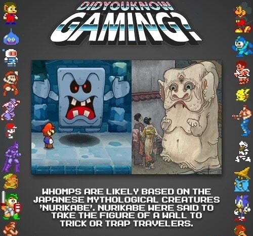 WHOMPS ARE LIKELY BASED ON THE JAPANESE MYTHOLOGICAL CREATURES 