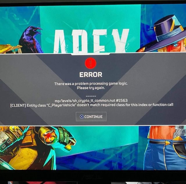 There was a problem processing game logic please try again apex legends ошибка