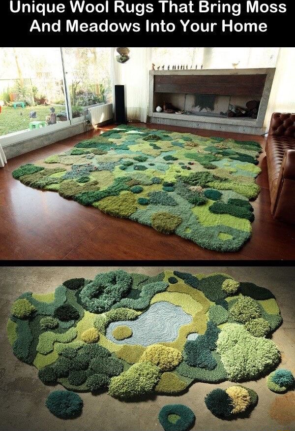 Unique Wool Rugs That Bring Moss And Meadows Into Your Home iFunny