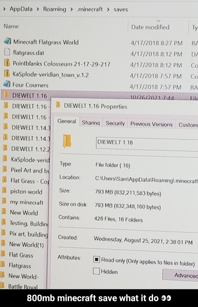 Appdata Roaming Minecraft Saves Name Minecraft Latgrass World Flatgrass Dat Pointblanks Colosseum 21 17 29 217 Pm Kasplode Veridian Town V 1 2 Four Courners Diewelt 1 16 Diewelt 1 16 I General Diewelt 1 16 Diewelt 1 14 Diewelt 1 14