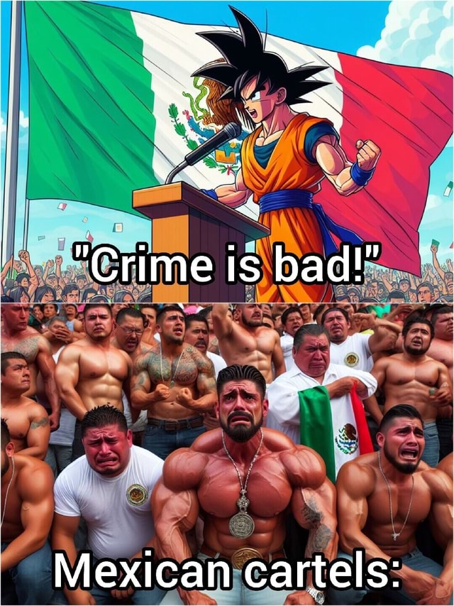 "Crime is bad!" Mexican cartels iFunny