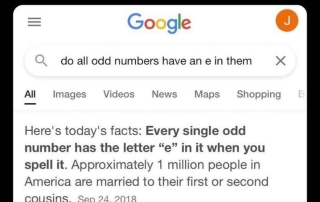 do all odd numbers have an e in it