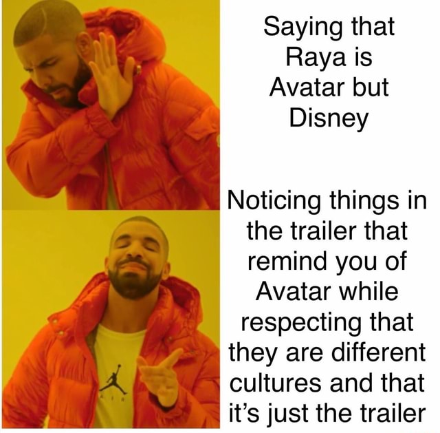 Raya and Avatar Saying that Raya is Avatar but Disney _I Noticing