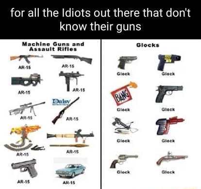 For all the Idiots out there that don't know their guns Machine Guns ...