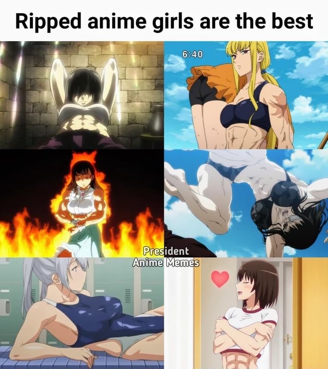 Ripped anime girls are the best - )