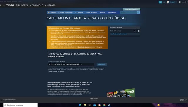 Saldo en Steam: Cómo añadir fondos - Canjear códigos y tarjetas regalo