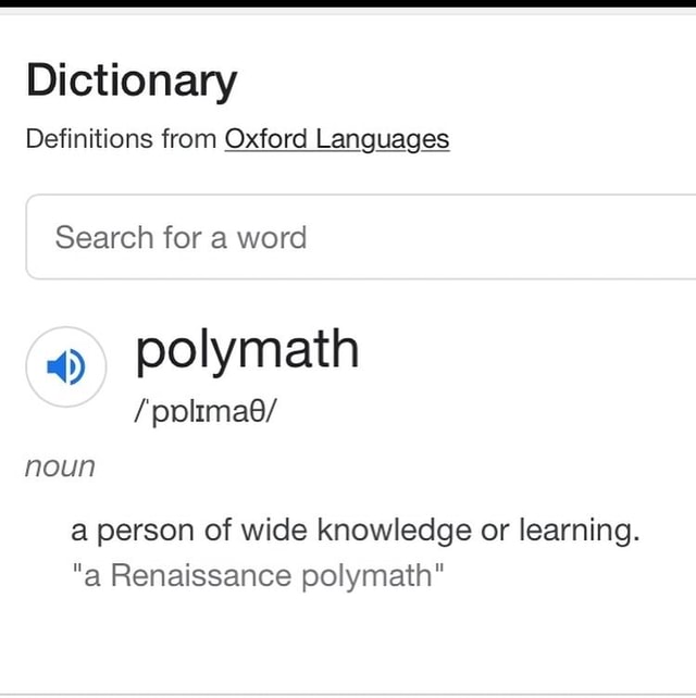 polymath definition