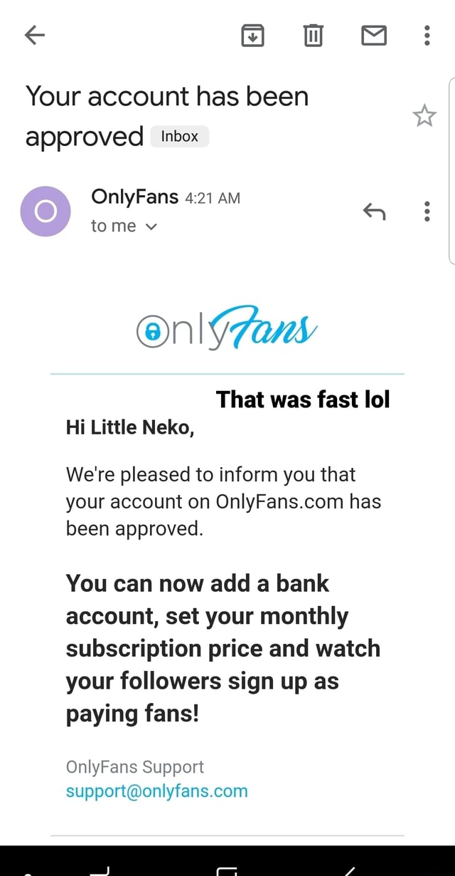 Not approved account onlyfans L.O.T.S APPROVED