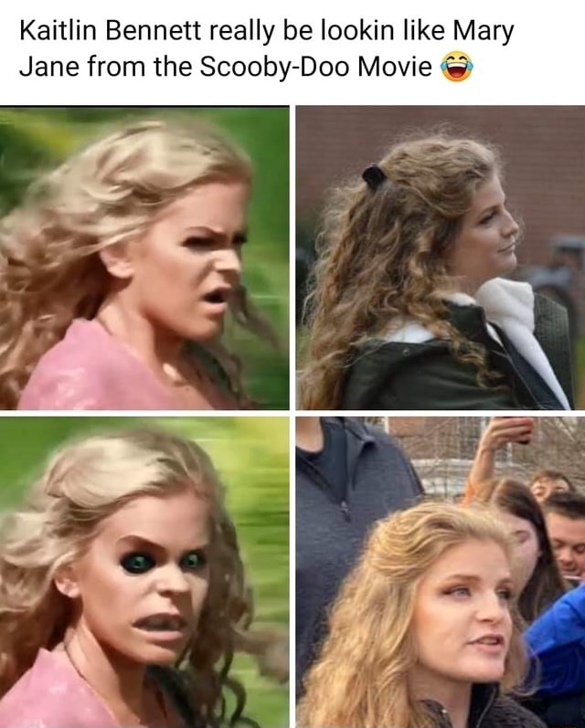 Kaitlin really be lookin like Mary Jane from the ScoobyDoo Movie iFunny