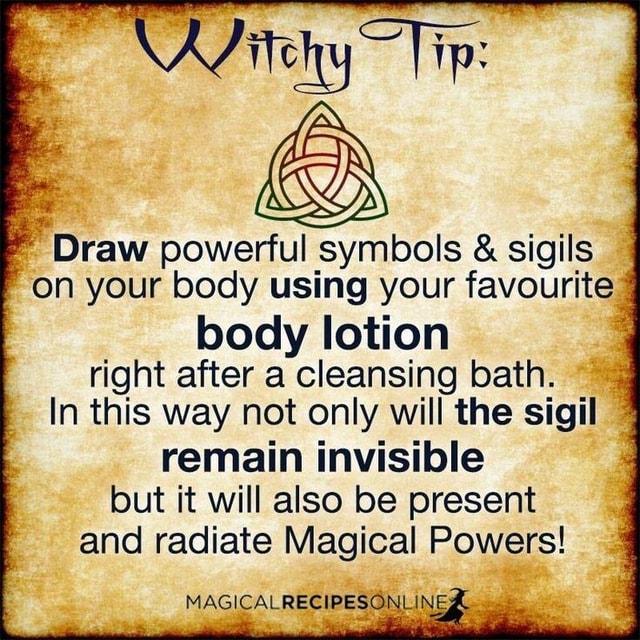 FúDraw powerful symbols & sigils ' on your body using your favourite ...