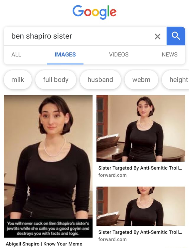 Ben Shapiro Sister 2021abigail Shapiro Obtaining By On Line Trolls Free Information Recess Tips