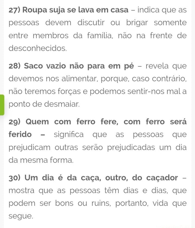 27 Roupa Suja Se Lava Em Casa Indica Que As Pessoas Devem Discutir Ou Brigar Somente Entre