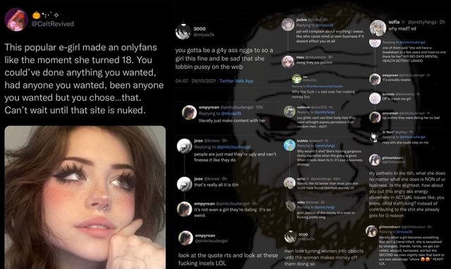 ACe This popular e-girl made an onlyfans like the moment she turned 18