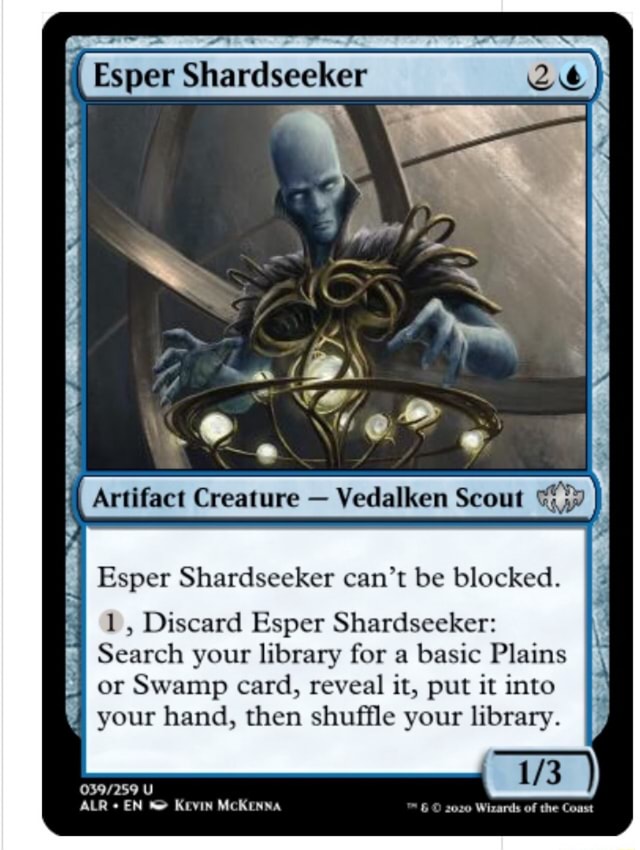 Esper Shardseeker 2 Artifact Creature Vedalken Scout 