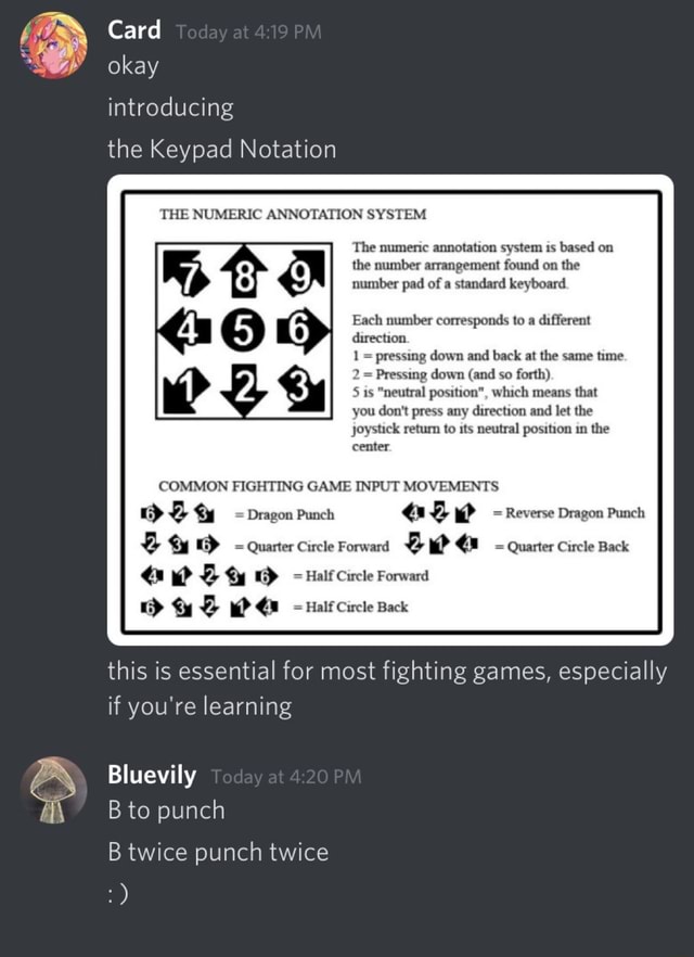 Here's a guide to numpad notation for new players : r/JojoHFTF