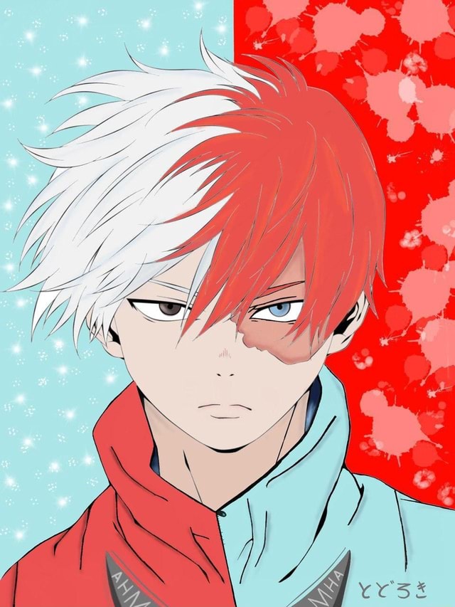 Shoto Todoroki (lukisan digital) By Nurul Syuhada Binti Zaki Anuar )