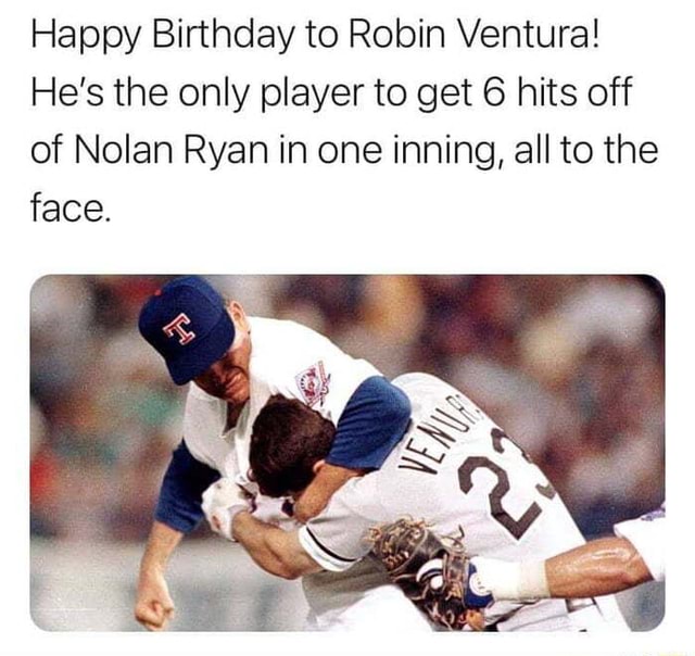 Happy Birthday to Robin Ventura! He's the only player to get 6