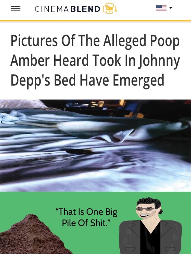 = CCINEMABLEND Pictures Of The Alleged Poop Amber Heard Took In Johnny ...