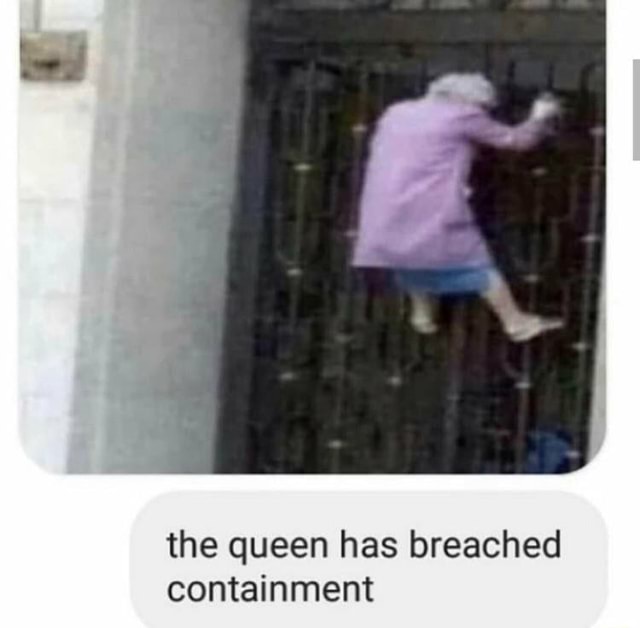 The Queen Has Breached Containment Ifunny