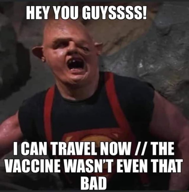 Hey You Guyssss Can Travel Now The Vaccine Wasn T Even That Bad