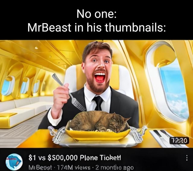 my uncle's meme stash on X: Aka Mr.beast thumbnail